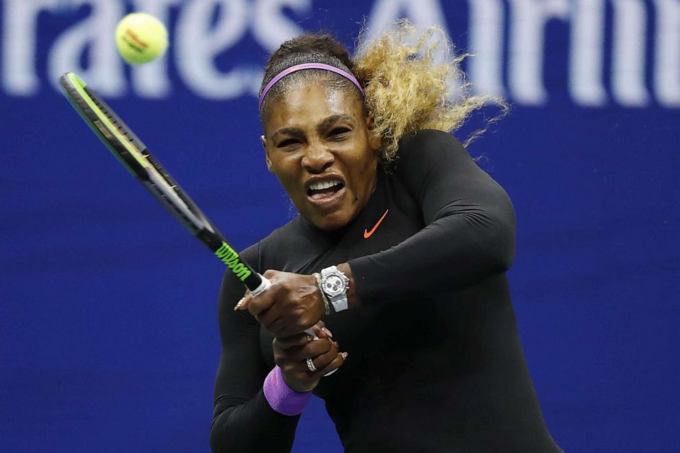 PHOTO: Serena Williams during the  quarter-finals round match on the ninth day of the US Open Tennis Championships the USTA National Tennis Center in Flushing Meadows, N.Y.,  Sept. 3, 2019. 