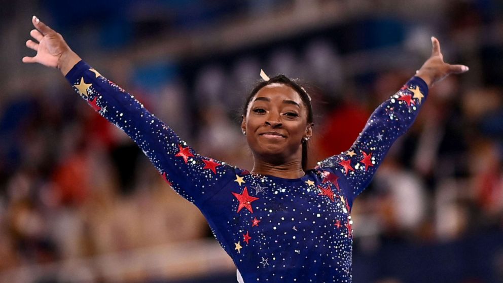Simone Biles and the U.S. gymnasts competing in Tuesday's Olympic