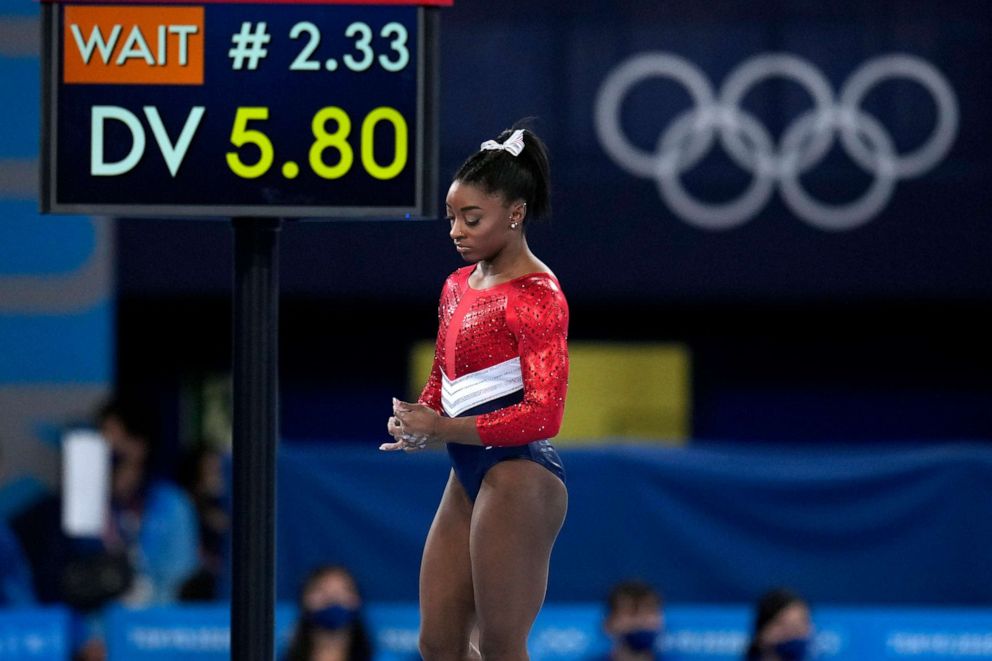 Simone Biles Pulls Out of Individual Vault and Uneven Bars Competitions