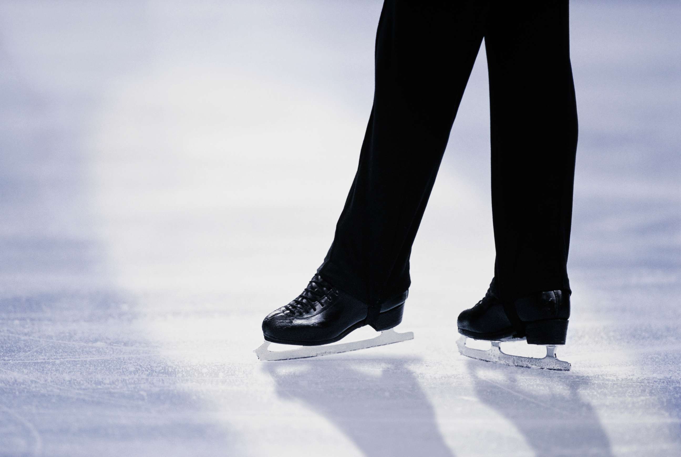 PHOTO: Stock photo of a man wearing ice skates.