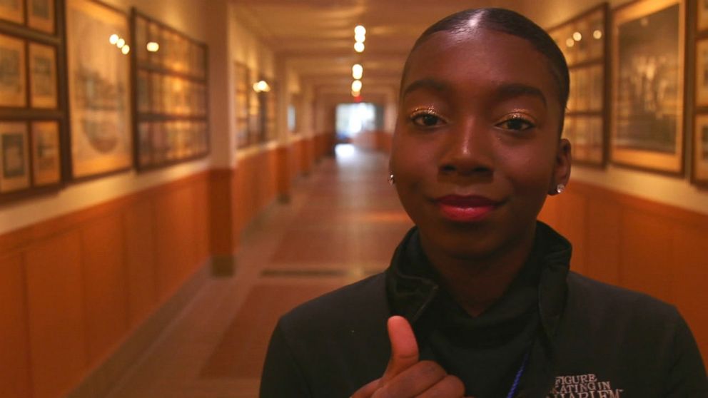 PHOTO: 15-year-old Ila Epperson is the co-captain of Figure Skating Harlem.