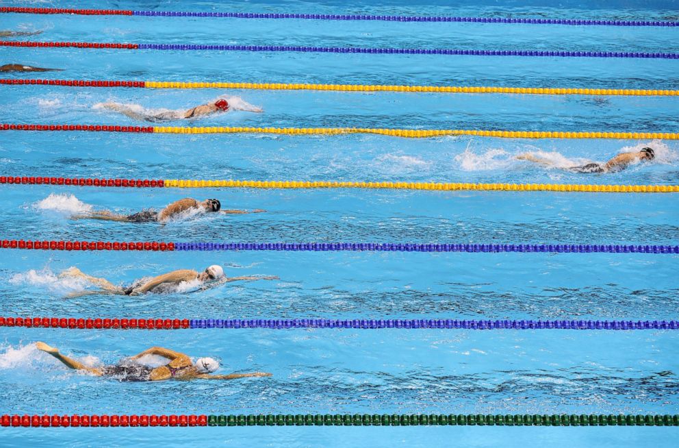 olympic swimming race