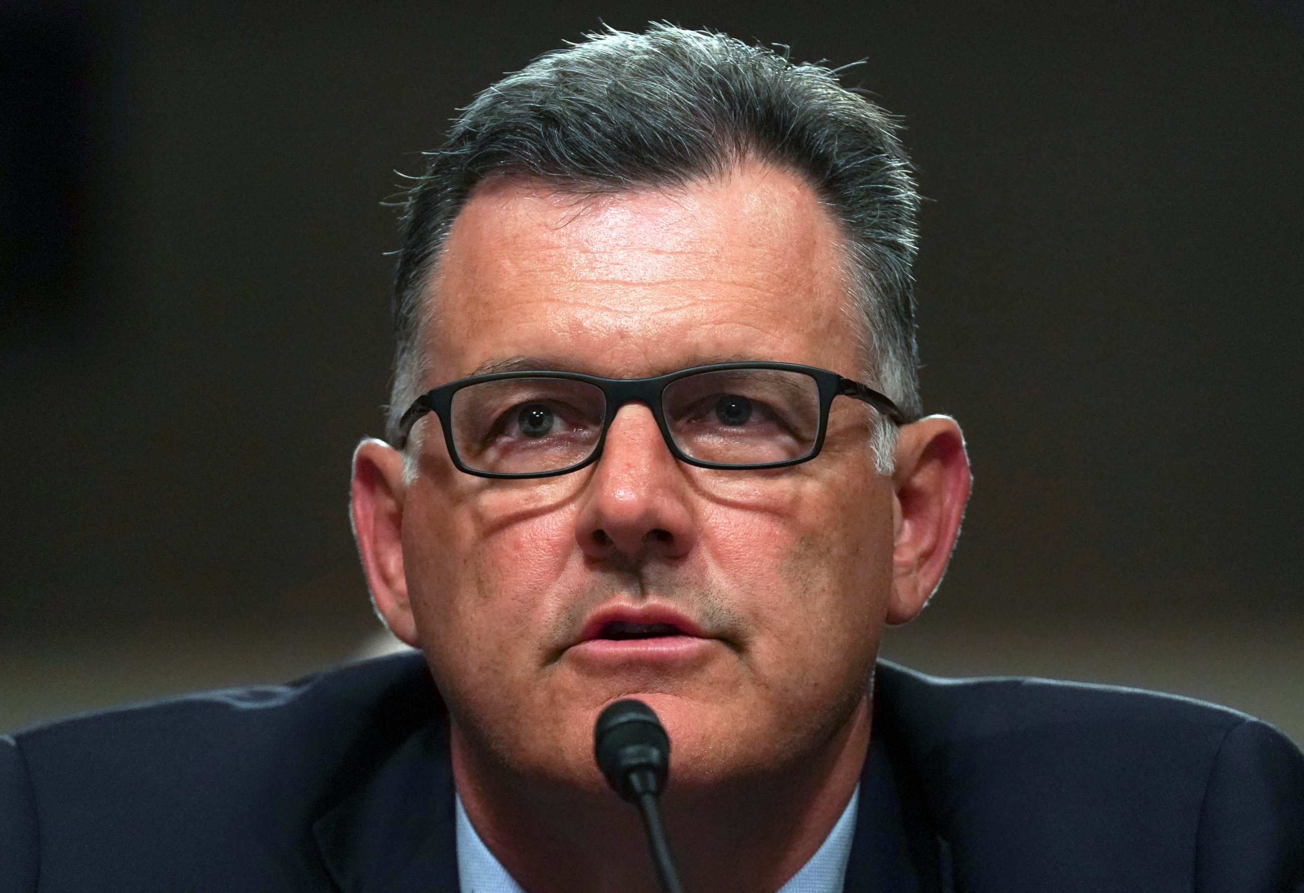 PHOTO: In this Tuesday, June 5, 2018 photo, former USA Gymnastics president Steve Penny invokes his right not to answer questions in a Senate Subcommittee on Consumer Protection, Product Safety, Insurance, and Data Security, on Capitol Hill in Washington.