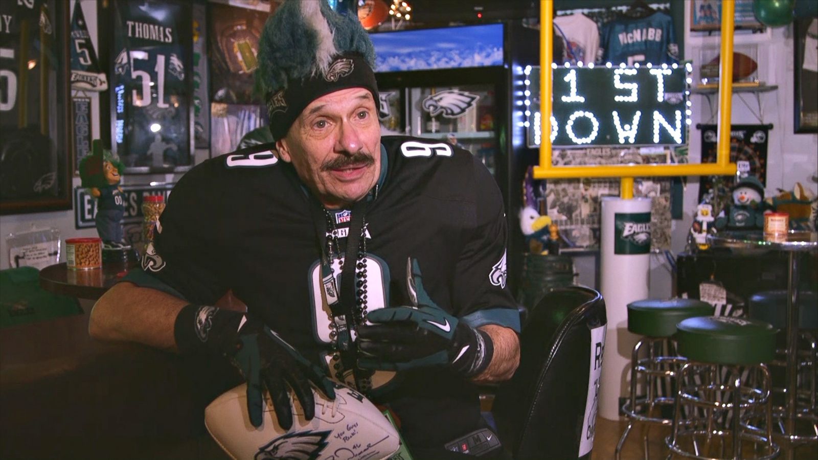 Enter one Philadelphia Eagles super fan's man cave: 'This is the