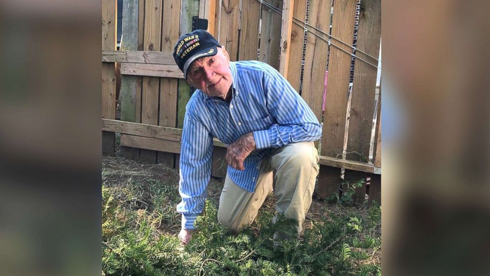 PHOTO: Brennan Gilmore posted this image to his Twitter account with the caption, "My grandpa is a 97 year-old WWII vet & Missouri farmer who wanted to join w/ those who #TakeaKnee: "those kids have every right to protest," Sept. 24, 2017.