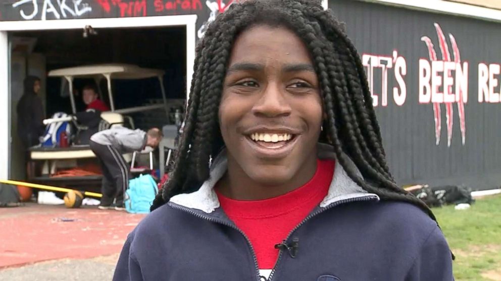 PHOTO: Andraya Yearwood is a sophomore star on the track team at Cromwell High School in Conn.
