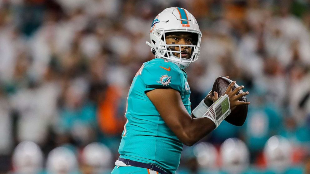 Concussion-free Tagovailoa seeks 3-0 NFL start for Miami