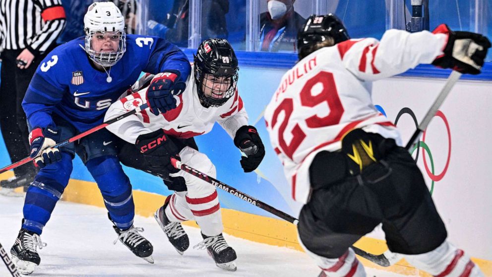 United States loses to Canada in women's hockey Olympic final