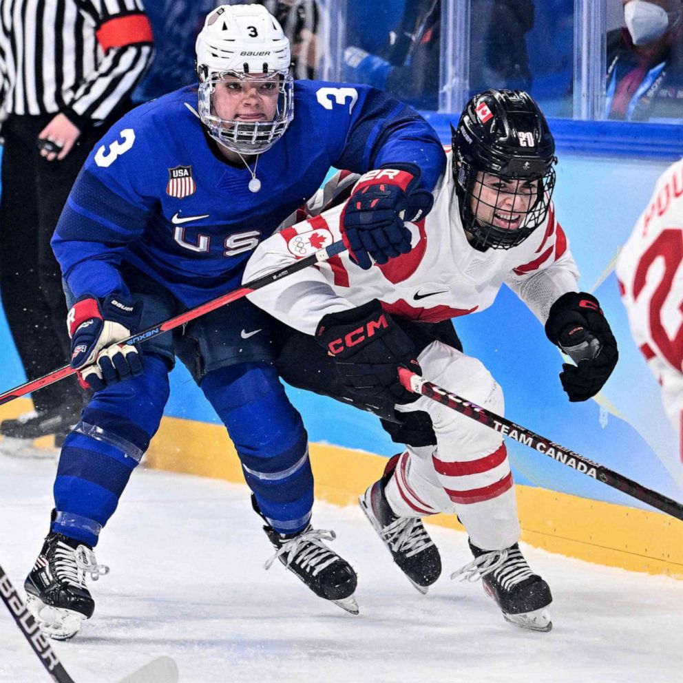 Usa Women S Hockey Loses 3 2 To Canada Taking Silver In Beijing Abc News