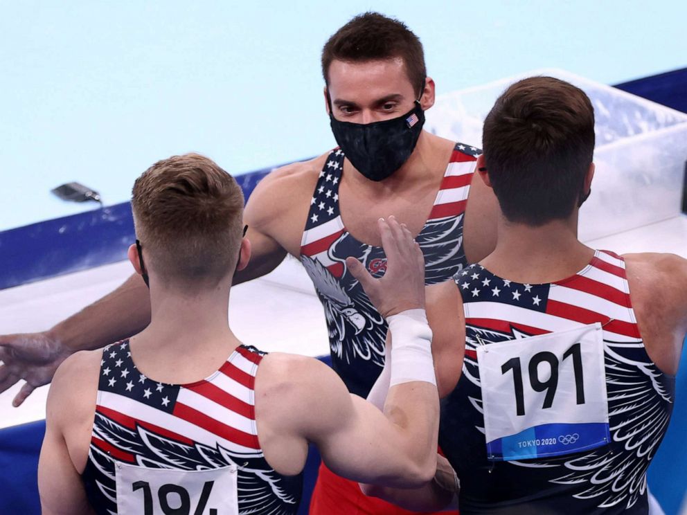 Us Men S Gymnastics Team Comes In 5th At Olympics Abc News