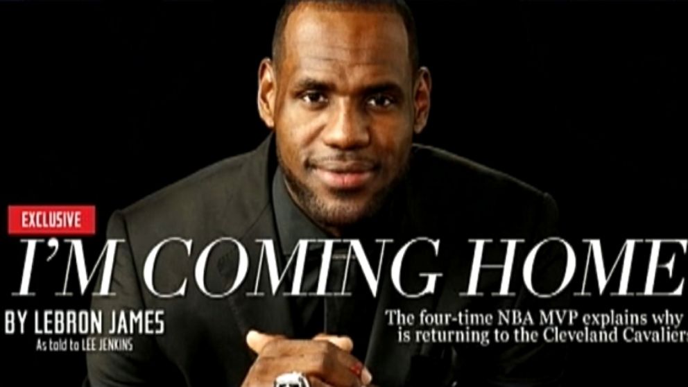 Video LeBron James Returns to Cleveland Cavaliers ABC News