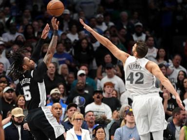 Irving and Gafford lead Mavericks past Wemby-less Spurs 110-93