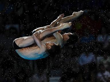 China claims diving record with its 49th Olympic gold medal, surpassing the United States