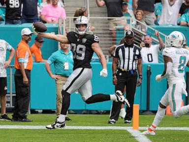 Raiders' Brock Bowers and other NFL players celebrate TDs with Trump-inspired dance moves