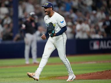 `Fastball Freddy' Peralta earns ALCS MVP award after pitching the Rays into the World Series