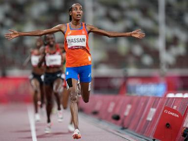 Dutch runner Sifan Hassan trying to win the 5,000, 10,000 and marathon in Paris. 'It is very hard.'