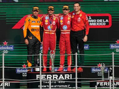 Sainz wins Mexico City Grand Prix as Norris tightens championship fight