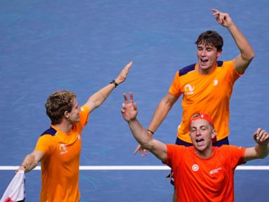 The man who ended Nadal's career helps the Netherlands beat Germany to reach the Davis Cup final