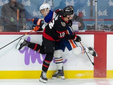 McDavid has 2 goals and an assist to lead the Oilers to a 5-2 win over the Senators