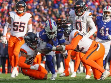 Josh Allen leads balanced offense as Bills dominate Broncos for 31-7 wild-card win