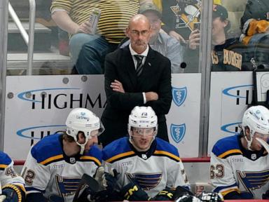 St. Louis Blues fire Drew Bannister and hire Jim Montgomery as coach