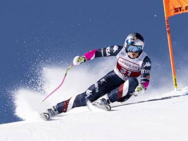 Lindsey Vonn's 2nd World Cup race back from retirement is canceled due to poor weather in St. Moritz