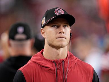 Christian McCaffrey is placed on injured reserve for the 49ers and will miss at least 4 more games