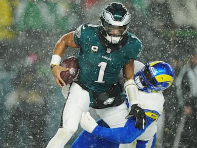 Jalen Hurts practices on injured knee for Eagles, ready for NFC championship game