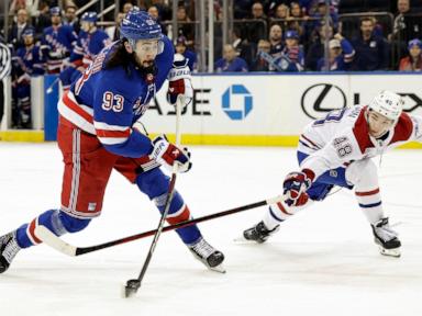 Kakko's late goal lifts Rangers past Canadiens 4-3