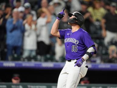 Hunter Goodman, Ezequiel Tovar homer in back-to-back games, Rockies again beat D-backs 8-2