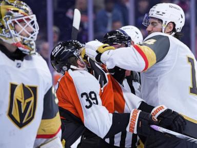 Eichel scores shootout winner as Golden Knights top Flyers 5-4