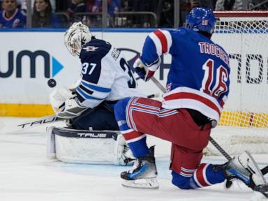 Scheifele and Connor each score twice and Jets down Rangers 6-3