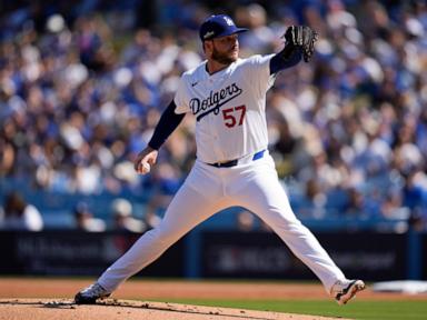 Dodgers pitchers' record-tying streak of 33 straight scoreless innings in playoffs ends in NLCS