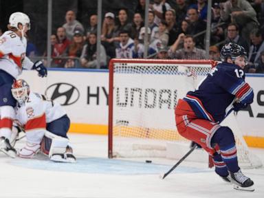 Bobrovsky wins 400th career game, Panthers beat Rangers 3-1 in Eastern Conference Finals rematch