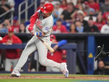 Bryson Stott's 3-run homer and Jesús Luzardo's strong outing help Phillies beat Marlins 7-2