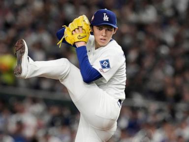 Dodgers' Roki Sasaki throws 3 powerful but erratic innings in pressure-packed MLB debut