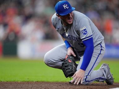 Astros take advantage of two errors in 4-run eighth to beat Royals 6-3