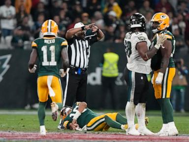 Packers QB Jordan Love injured in closing seconds of loss to Eagles in Brazil