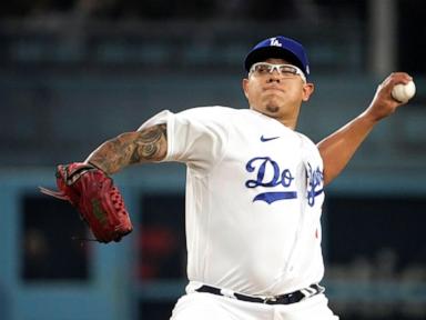 Pitcher Julio Urías suspended through All-Star break under domestic violence policy