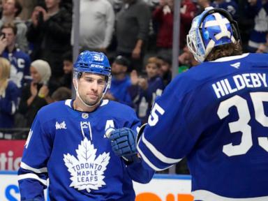 John Tavares registers 14th career hat trick as the Maple Leafs come back to defeat the Sabres 5-3