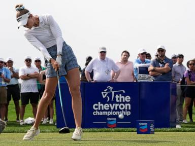 Nelly Korda slows her torrid pace and settles for 5-shot lead in Chevron Championship