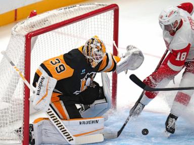 Edvinsson's OT winner powers Red Wings past Penguins 3-2