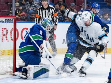 Cooley scores winner as Utah Hockey Club downs Vancouver Canucks 3-1