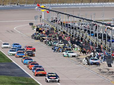 Chastain passes Truex on late restart to win NASCAR Cup Series race at Kansas Speedway