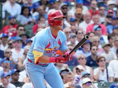 Cubs' eighth-inning fielding mix-up allows Cardinals to rally for 5-4 win