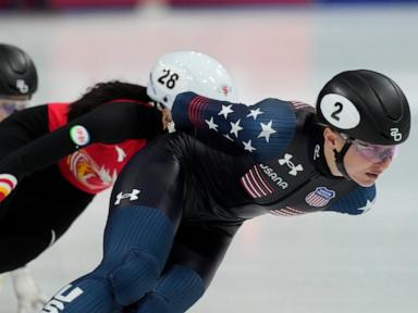 American short track skater Kristen Santos-Griswold looking for Olympic redemption