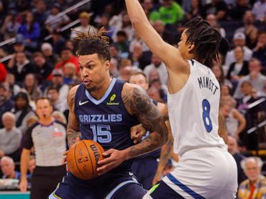 Morant hits tiebreaking shot with 18 seconds left as Grizzlies beat Timberwolves 127-125