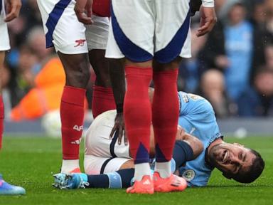 Man City's Rodri will miss the rest of the season after undergoing knee surgery