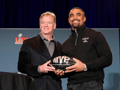 Jalen Hurts' rocky road leads to a Super Bowl MVP award