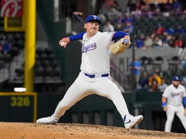 Journeyman Peyton Gray makes MLB debut with Rangers at age 30, gets 1st K against Bucs' Griffin